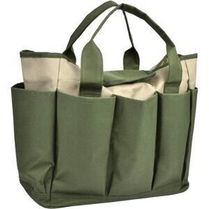 Garden Tool Bag, Garden Tote Bag With 8 Pockets, Canvas Garden Tool Storage